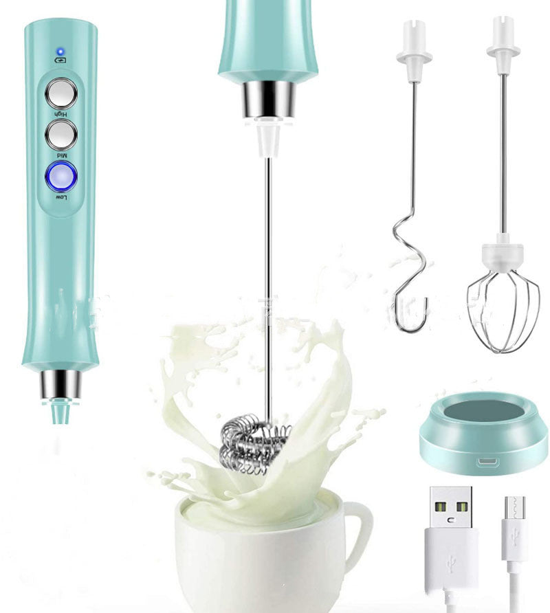 The JD Kitchen - Premium Electric Milk Frother & Mixer