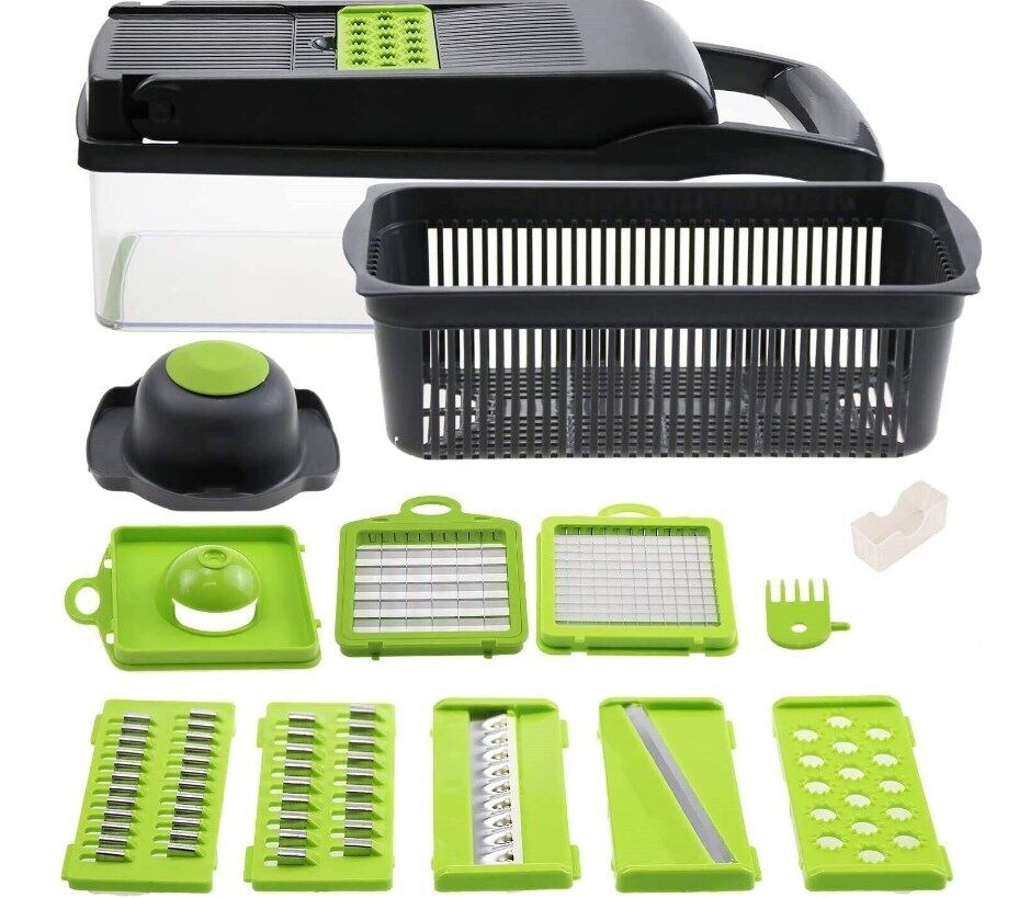 JDKitchen™ Professional 15-in-1 Multifunctional Vegetable Chopper
