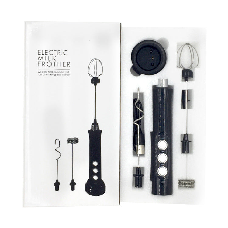 The JD Kitchen - Premium Electric Milk Frother & Mixer