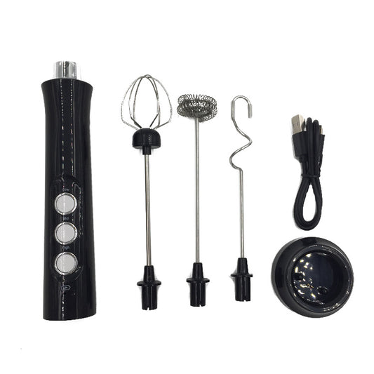 The JD Kitchen - Premium Electric Milk Frother & Mixer