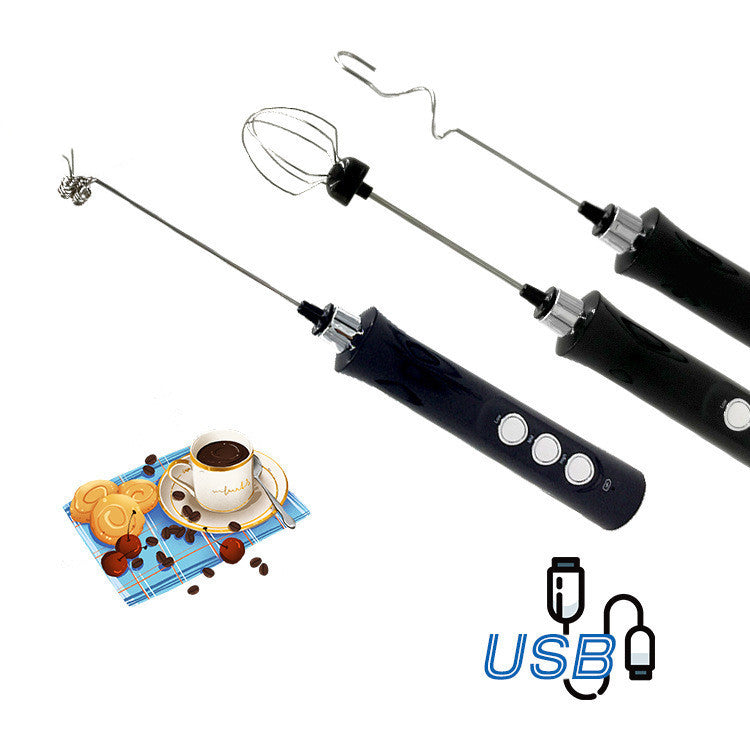 The JD Kitchen - Premium Electric Milk Frother & Mixer