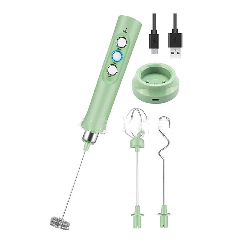 The JD Kitchen - Premium Electric Milk Frother & Mixer