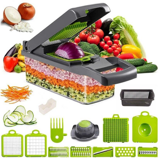 JDKitchen™ Professional 15-in-1 Multifunctional Vegetable Chopper