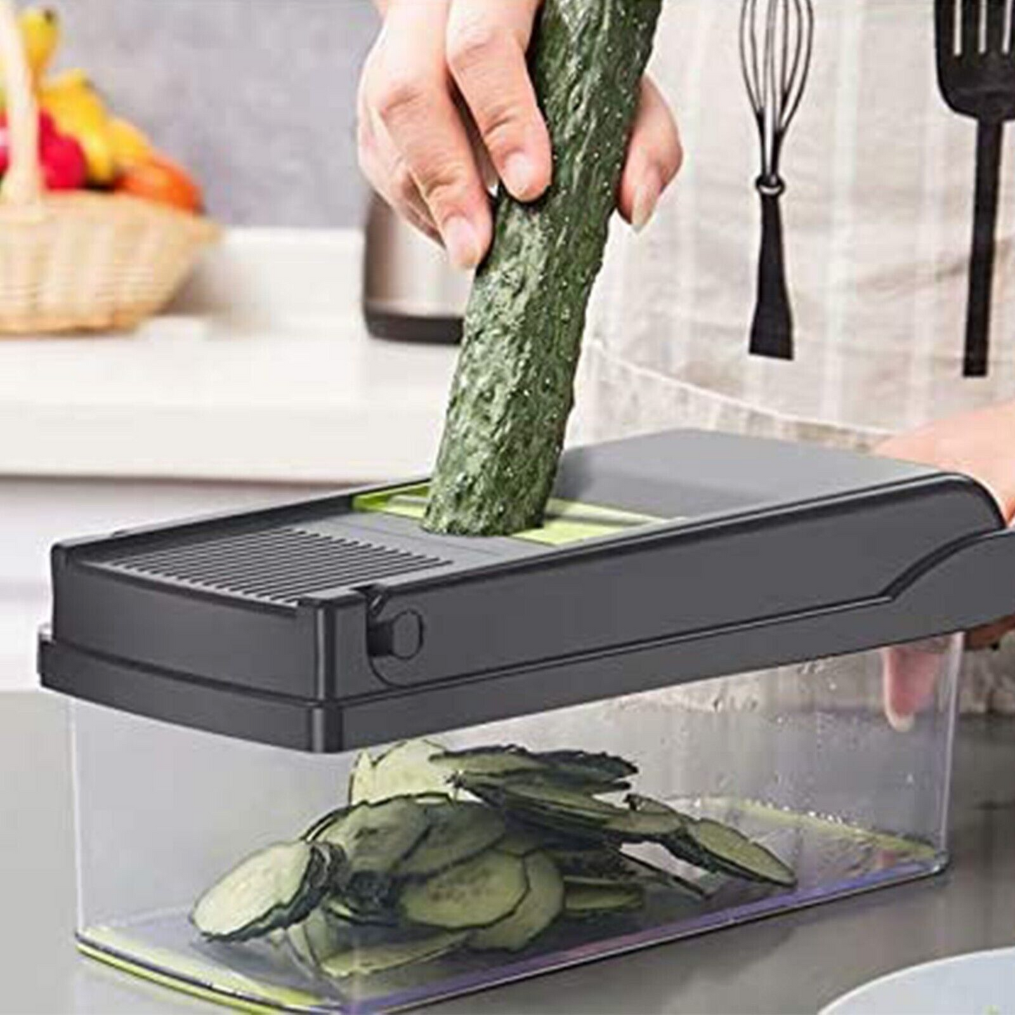 JDKitchen™ Professional 15-in-1 Multifunctional Vegetable Chopper
