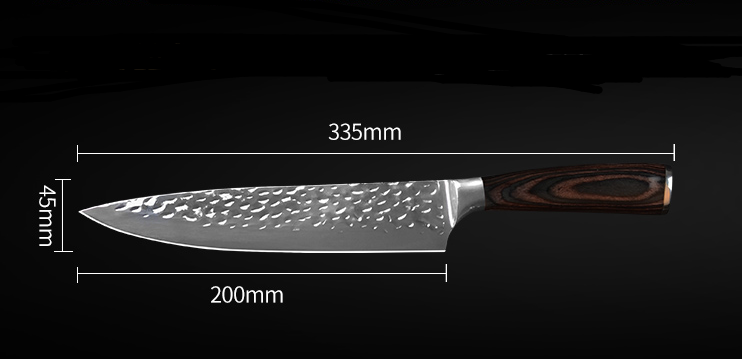 The Dragon's Edge: 8-Inch Master Chef Knife