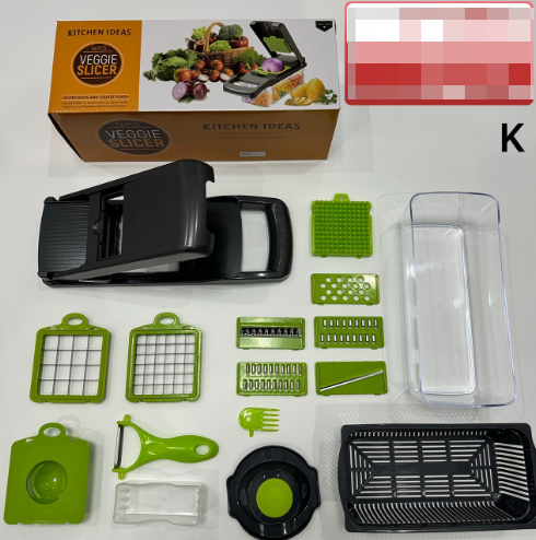 JDKitchen™ Professional 15-in-1 Multifunctional Vegetable Chopper