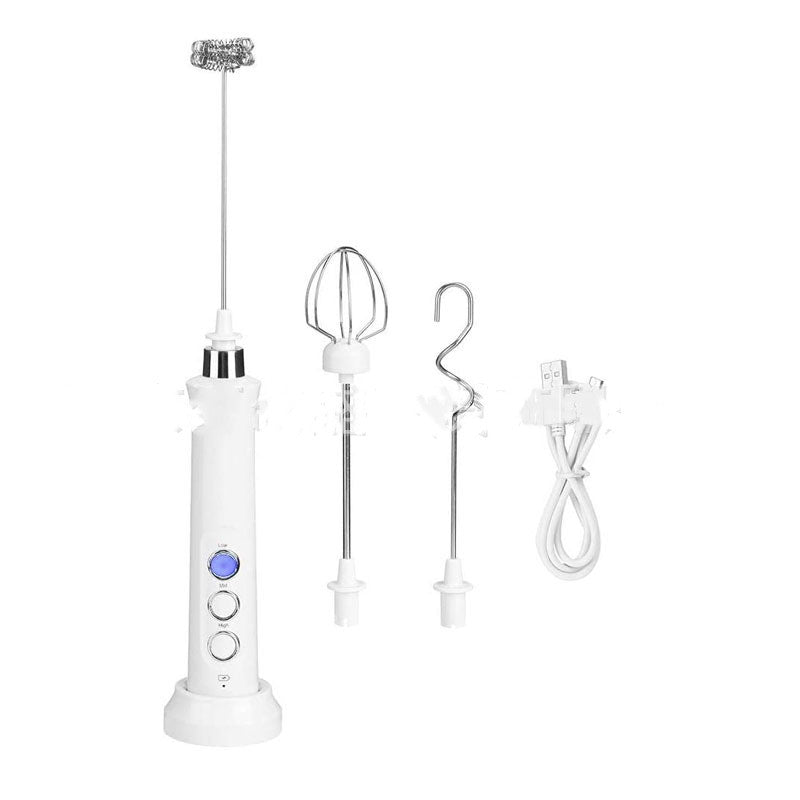 The JD Kitchen - Premium Electric Milk Frother & Mixer